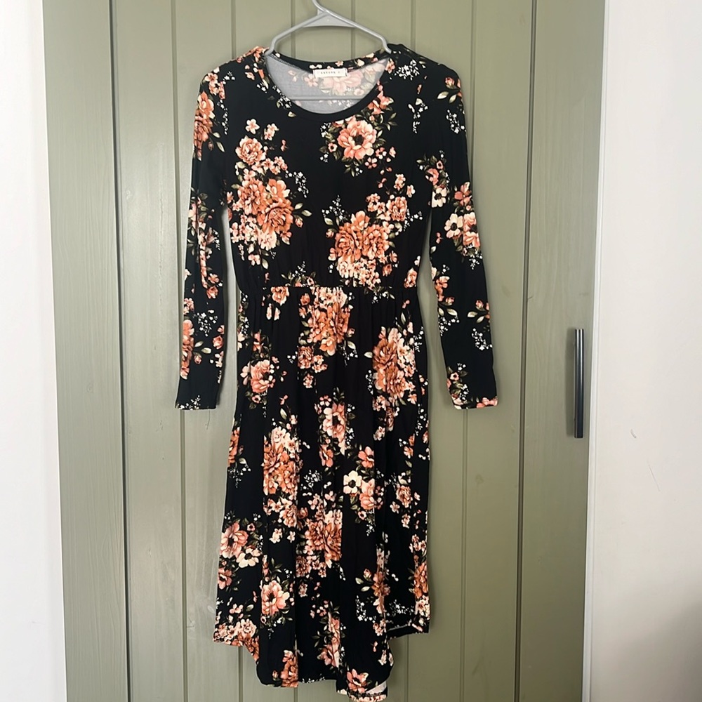 Floral midi dress